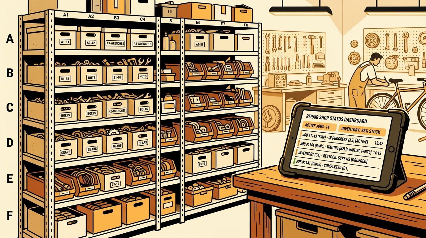 How to Organize a Repair Shop Without Losing Customer Items