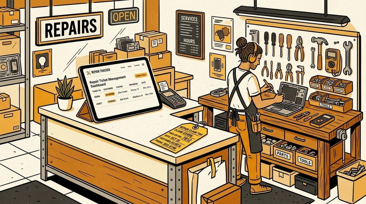 The Complete Guide to Repair Ticket Management Cover Image