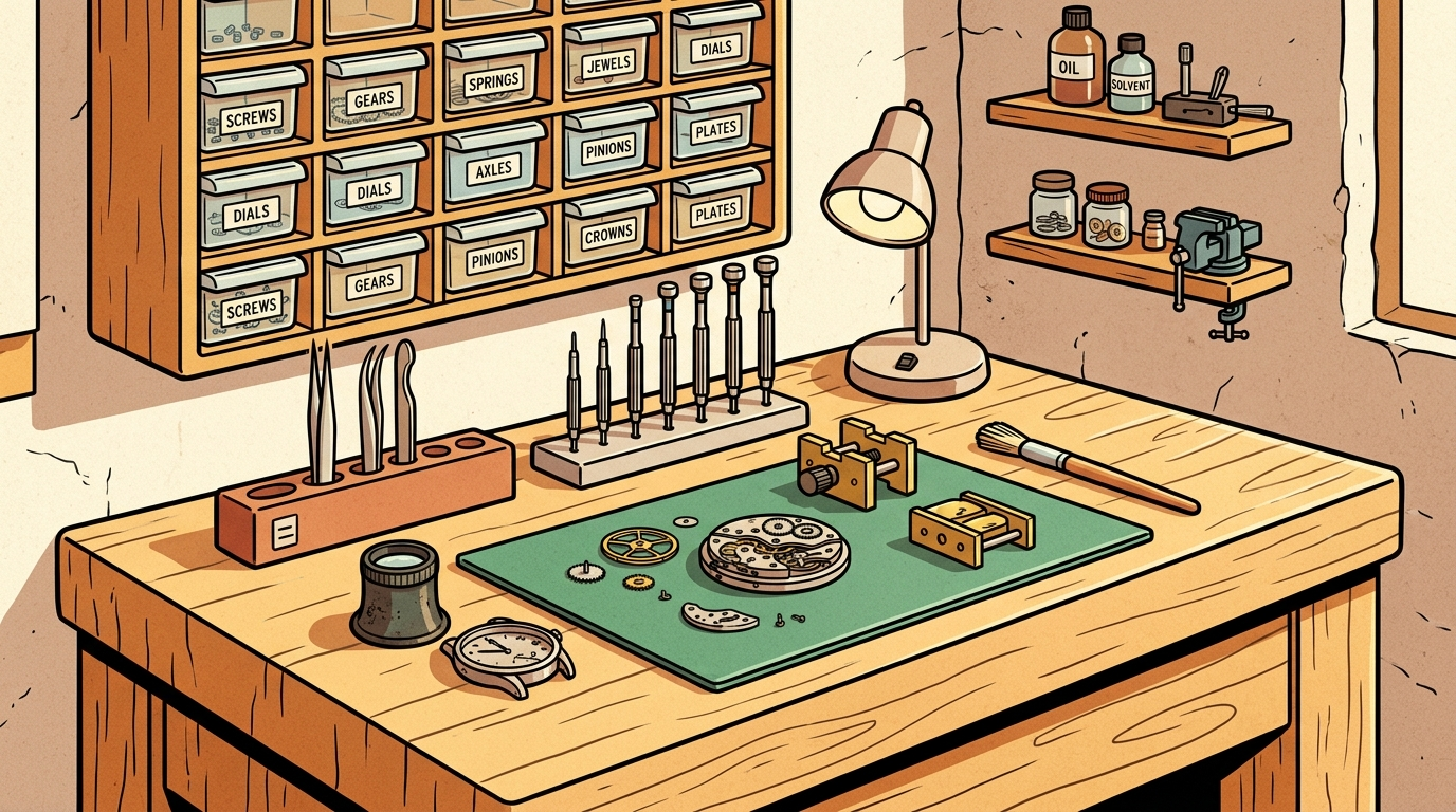 How to Organize Watch Repairs for Storefront Bench Operations